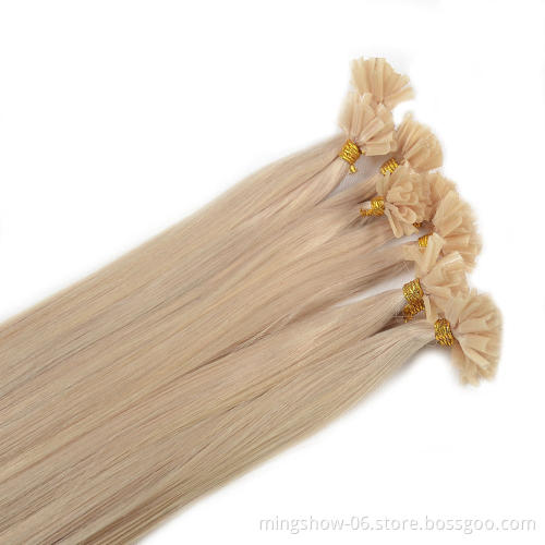 Cheap colored u tip hair extensions human hair